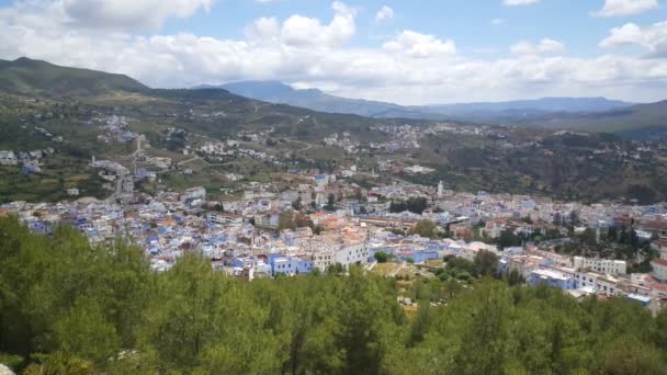 Місто Чефшоуен Марокко Африка — стокове відео