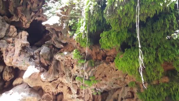 Cueva Con Paradise Valley Marruecos África — Vídeos de Stock