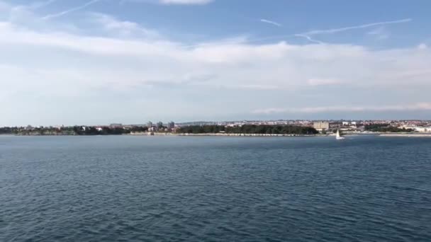 Navighează Spre Zadar Croația — Videoclip de stoc