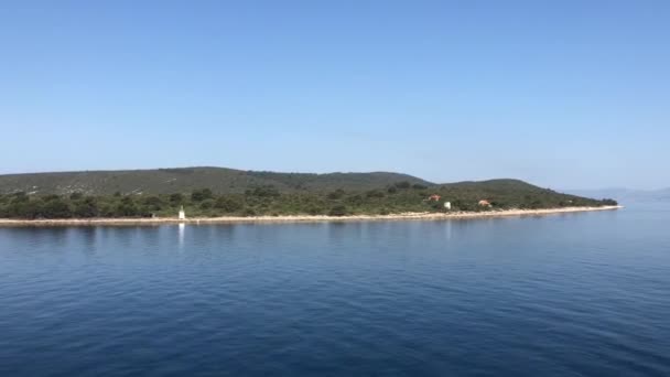 Pasando Por Isla Bra Croacia — Vídeo de stock