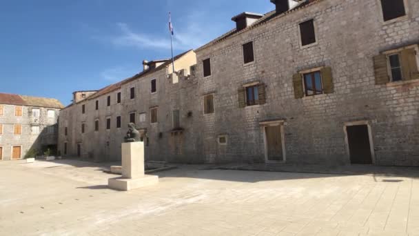 Castello Tvrdalj Stari Grad Croazia — Video Stock