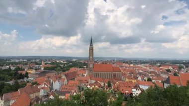 Landshut şehrinden ve Almanya 'daki St. Martin Kilisesi' nden zaman aşımı.
