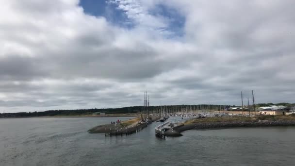 Verlassen Vlieland Insel Friesland Niederlande — Stockvideo