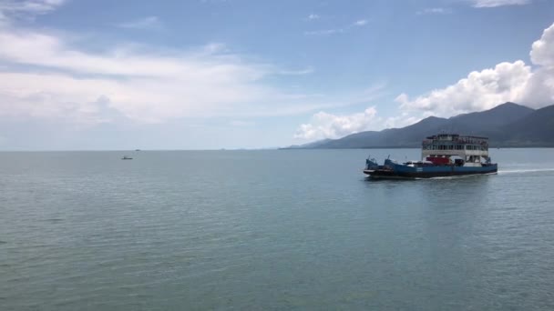 Passing Ferry Way Koh Chang Thailand — Stock Video