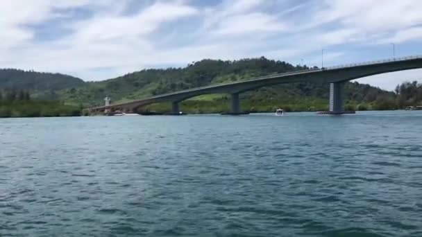 Navigazione Verso Ponte Siri Lanta Koh Lanta Thailandia — Video Stock