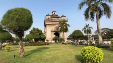 Vientiane 'deki Patuxay Anıtı, Laos
