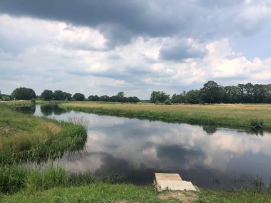 Hollanda, Overijssel 'deki Beneden Regge Nehri.