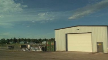 Toronto 'dan Vancouver Kanada' ya giden bir trenden görüntü