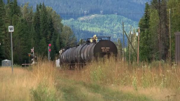 Uitzicht Vanaf Een Trein Van Toronto Naar Vancouver Canada — Stockvideo