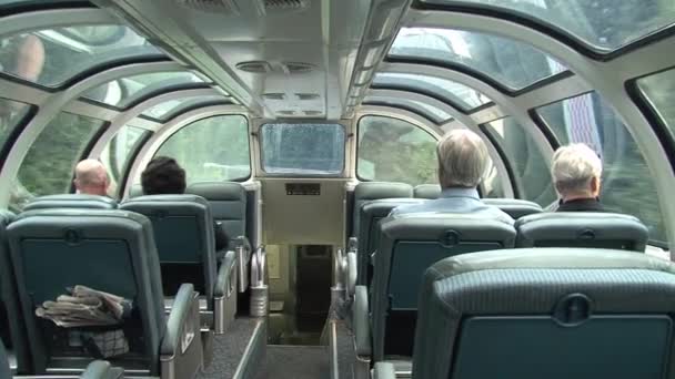 토론토에서 밴쿠버로 기차에서 바라본 — 비디오