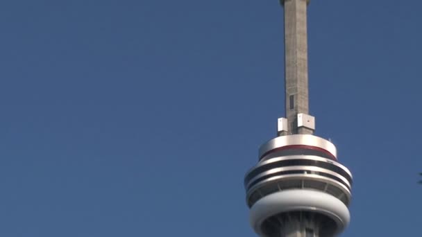 Tower Στο Κέντρο Του Τορόντο Καναδάς — Αρχείο Βίντεο