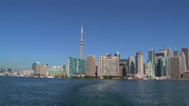 Skyline Tower Toronto Canada — Stock Video