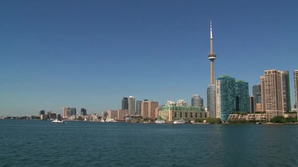Skyline Din Toronto Canada — Videoclip de stoc