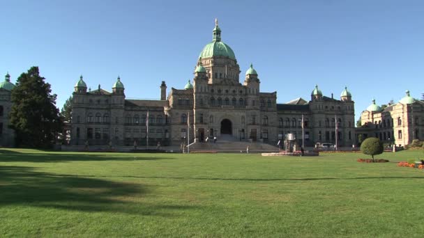 British Columbia Parliament Buildings Kanada — Stock videók