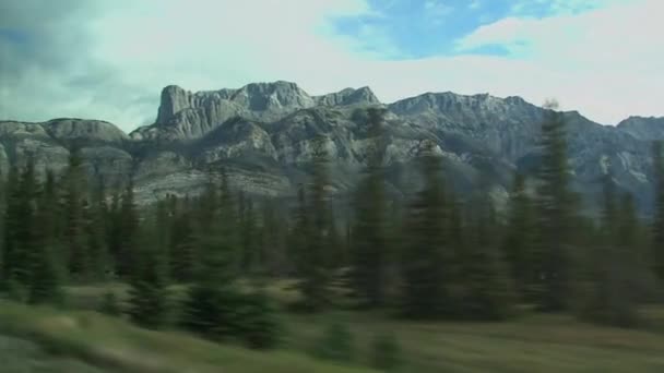 Vista Desde Tren Que Desde Toronto Vancouver Canada — Vídeos de Stock