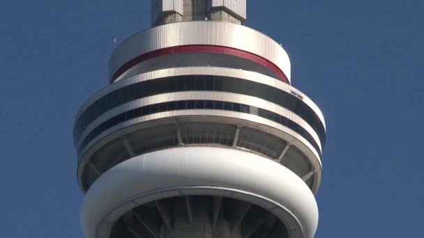 Tower Στο Κέντρο Του Τορόντο Καναδάς — Αρχείο Βίντεο