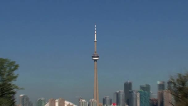 Kulesi Toronto Kanada — Stok video