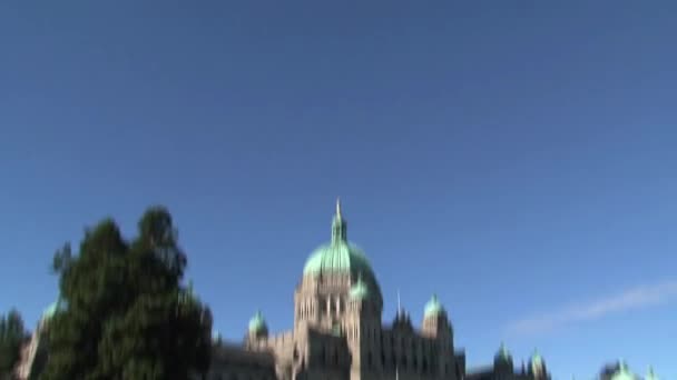 British Columbia Parliament Buildings Kanada — Stock videók