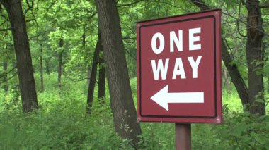 Chicago 'da tek yön işareti