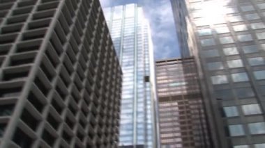 Bir feribottan Chicago nehir manzarası