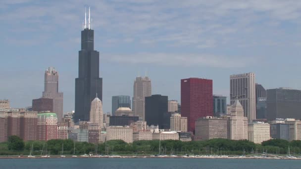 Chicago Skyline 2009 Roku — Wideo stockowe