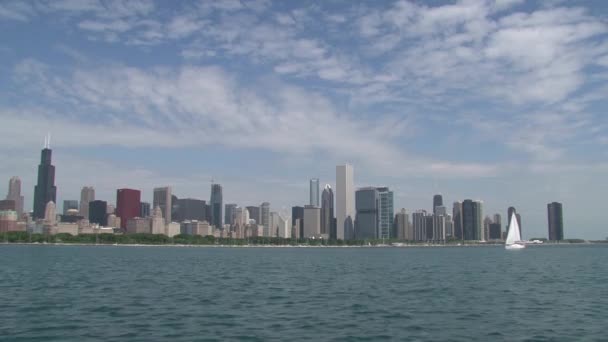 Chicago Skyline 2009 — Stockvideo