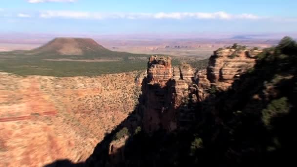 Zoom Out Στο Τέλος Της Ημέρας Από Grand Canyon — Αρχείο Βίντεο