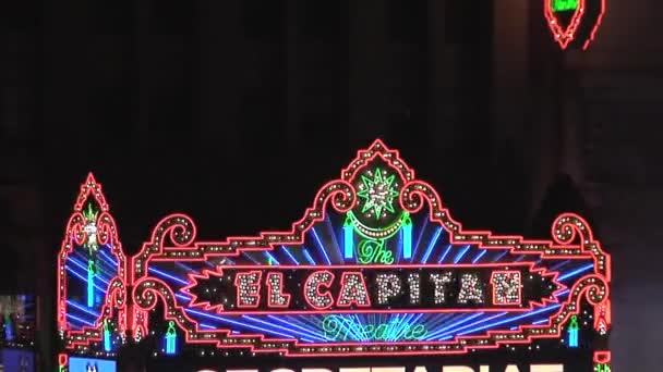 Capitan Downtown Hollywood — Stockvideo