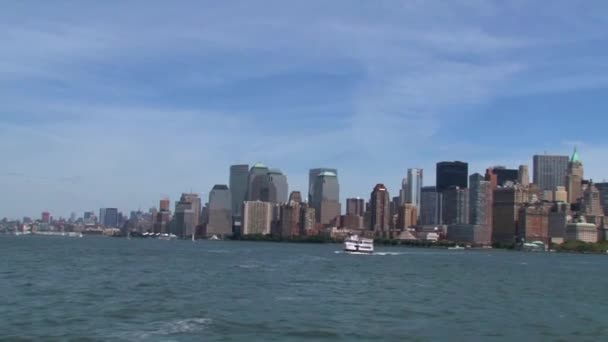 2010年のスカイラインニューヨーク市 — ストック動画