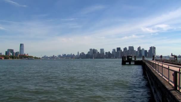 New York Skyline 2010 — Stok video