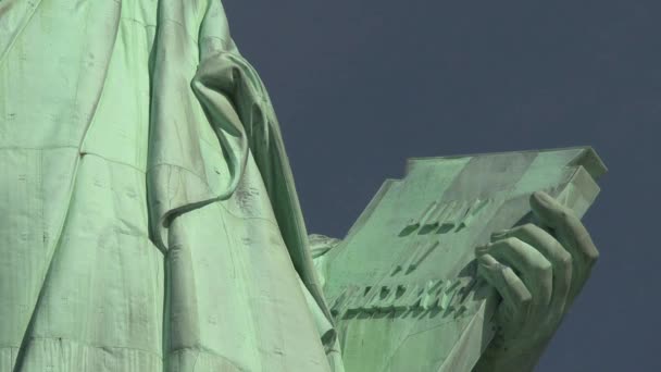 Статуя Свободы — стоковое видео