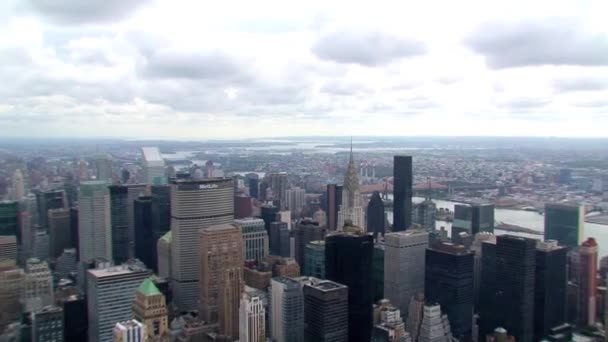 Utsikt Från Empire State Building — Stockvideo