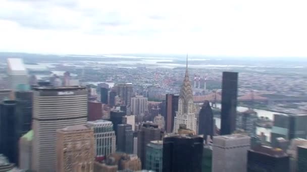 Utsikt Från Empire State Building — Stockvideo