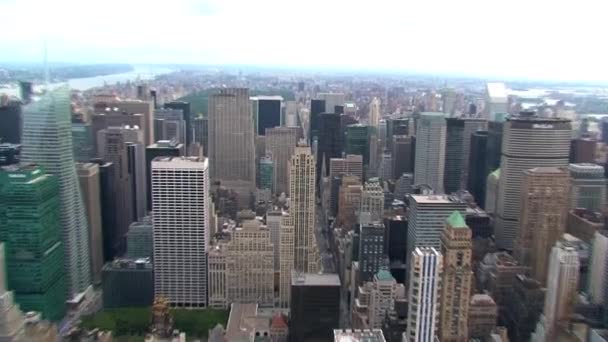 Kilátás Empire State Building Ből — Stock videók