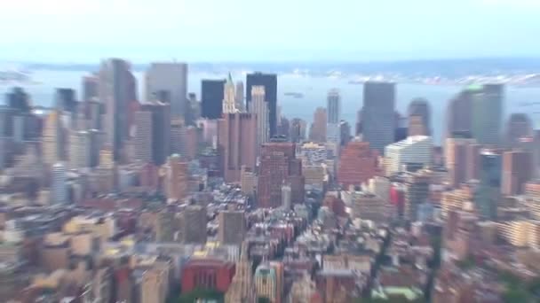 Blick Vom Empire State Building — Stockvideo