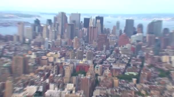 Utsikt Från Empire State Building — Stockvideo