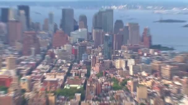 Blick Vom Empire State Building — Stockvideo