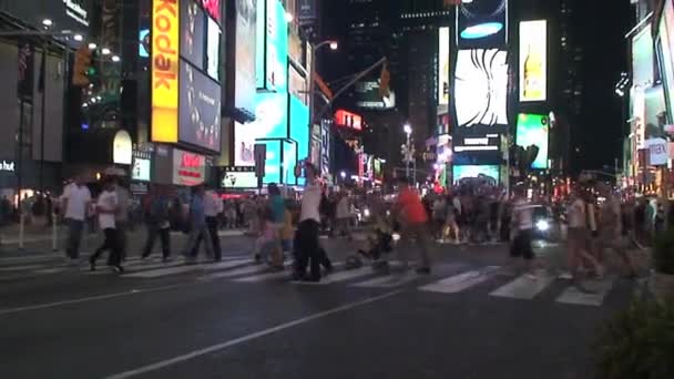 Times Square Este New York City — Stock videók