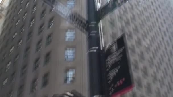纽约曼哈顿下城百老汇 — 图库视频影像