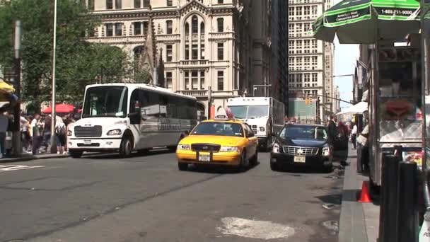 Taxi Giallo New York City — Video Stock