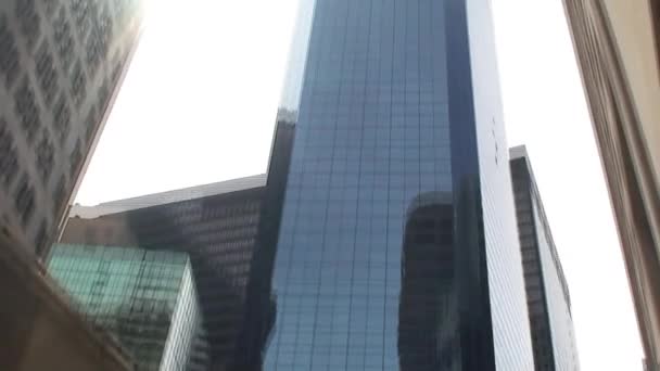 Lagere Manhattan Wolkenkrabber New York City — Stockvideo