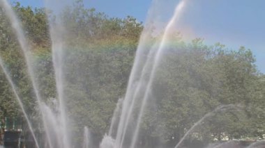 Milenyum Çeşmesi Seattle ve gökkuşağı, Birleşik Devletler