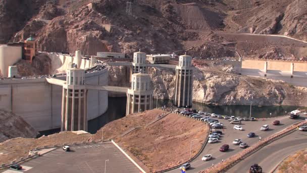 Zapora Hoover Południowy Wschód Las Vegas — Wideo stockowe