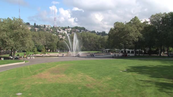 Millenium Fountain Seattle Stati Uniti — Video Stock