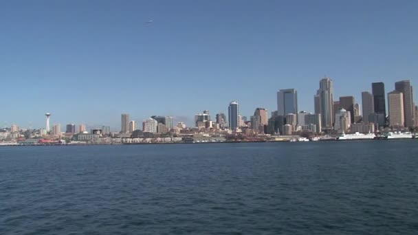 Skyline Seattle United States — стокове відео