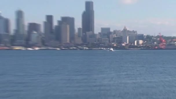 Skyline Seattle Amerikai Egyesült Államok — Stock videók