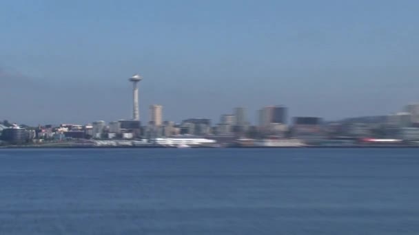 Skyline Seattle Amerikai Egyesült Államok — Stock videók