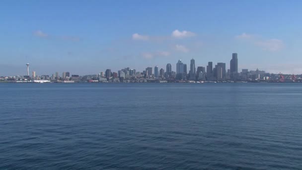 Skyline Seattle Amerikai Egyesült Államok — Stock videók