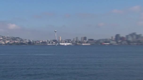 Skyline Seattle Förenta Staterna — Stockvideo