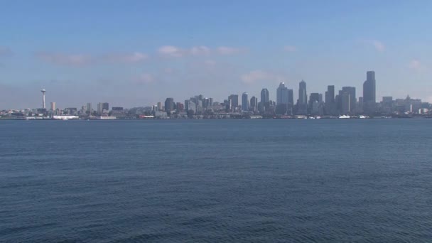 Skyline Seattle Amerikai Egyesült Államok — Stock videók